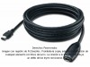 Cable Extensión activa FireWire 6 a 6 pines, macho-hembra 5 m